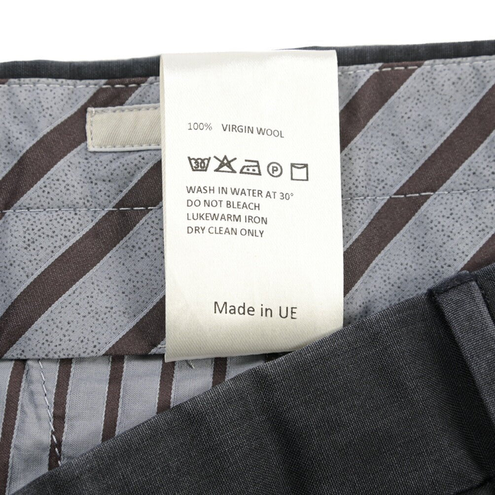 SALE|GTA “772” ヴァージンウール100% ワンタックスラックス / SLIM FIT ネイビー 48 | GUARDAROBA MILANO OFFICIAL STORE