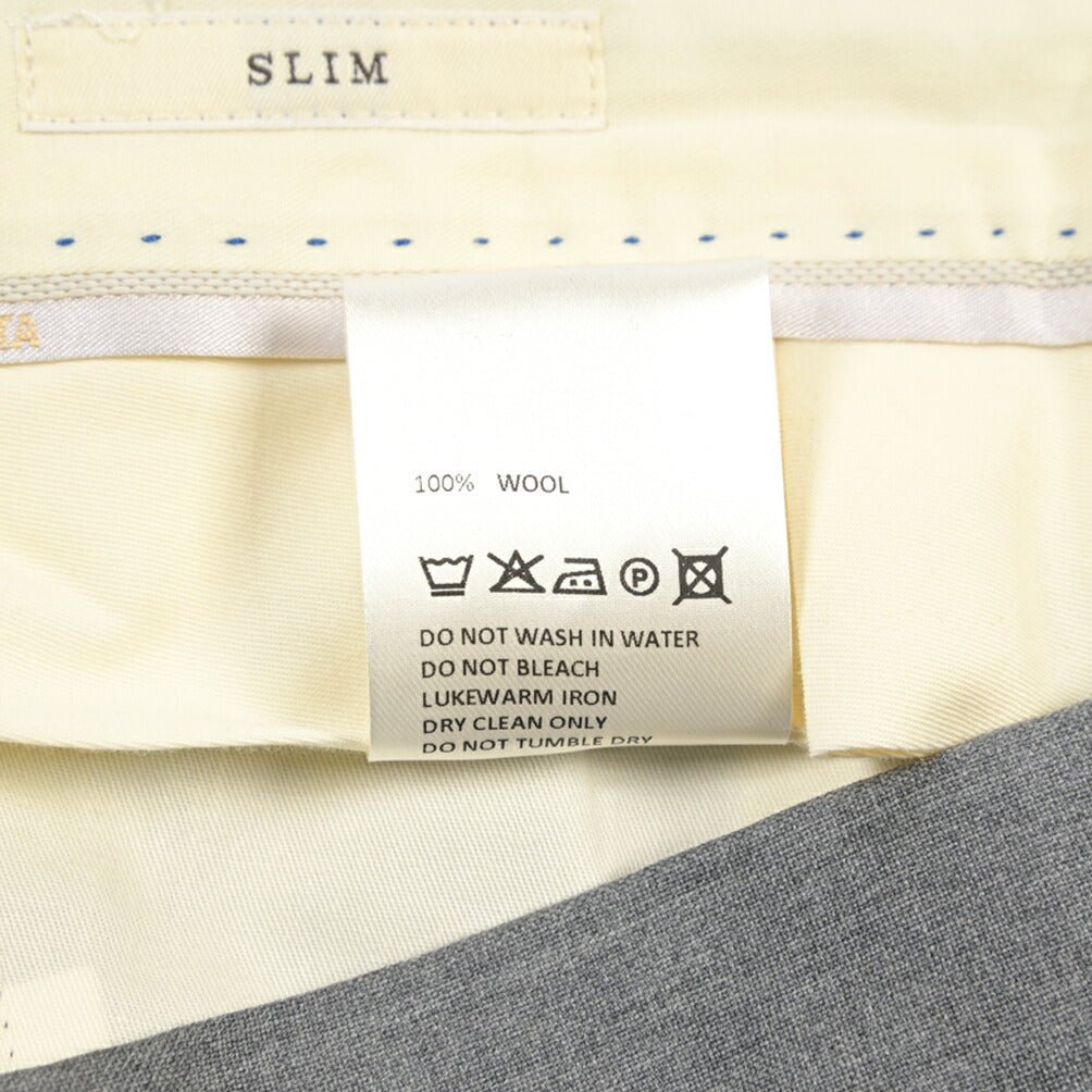 SALE|GTA “772 L” ウール100% ワンタックスラックス / SLIM FIT グレー 44 | GUARDAROBA MILANO OFFICIAL STORE