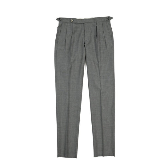 SALE|GTA “HERRICK” ウール100% ツータックスラックス / COMFORT FIT グレー 46 | GUARDAROBA MILANO OFFICIAL STORE