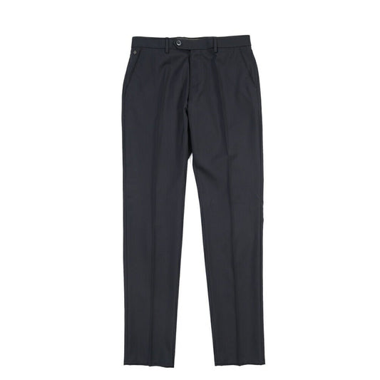 SALE|GTA “NIKKO” ヴァージンウール100% ウエストバンド付きノータックスラックス / SLIM FIT ネイビー 48 | GUARDAROBA MILANO OFFICIAL STORE