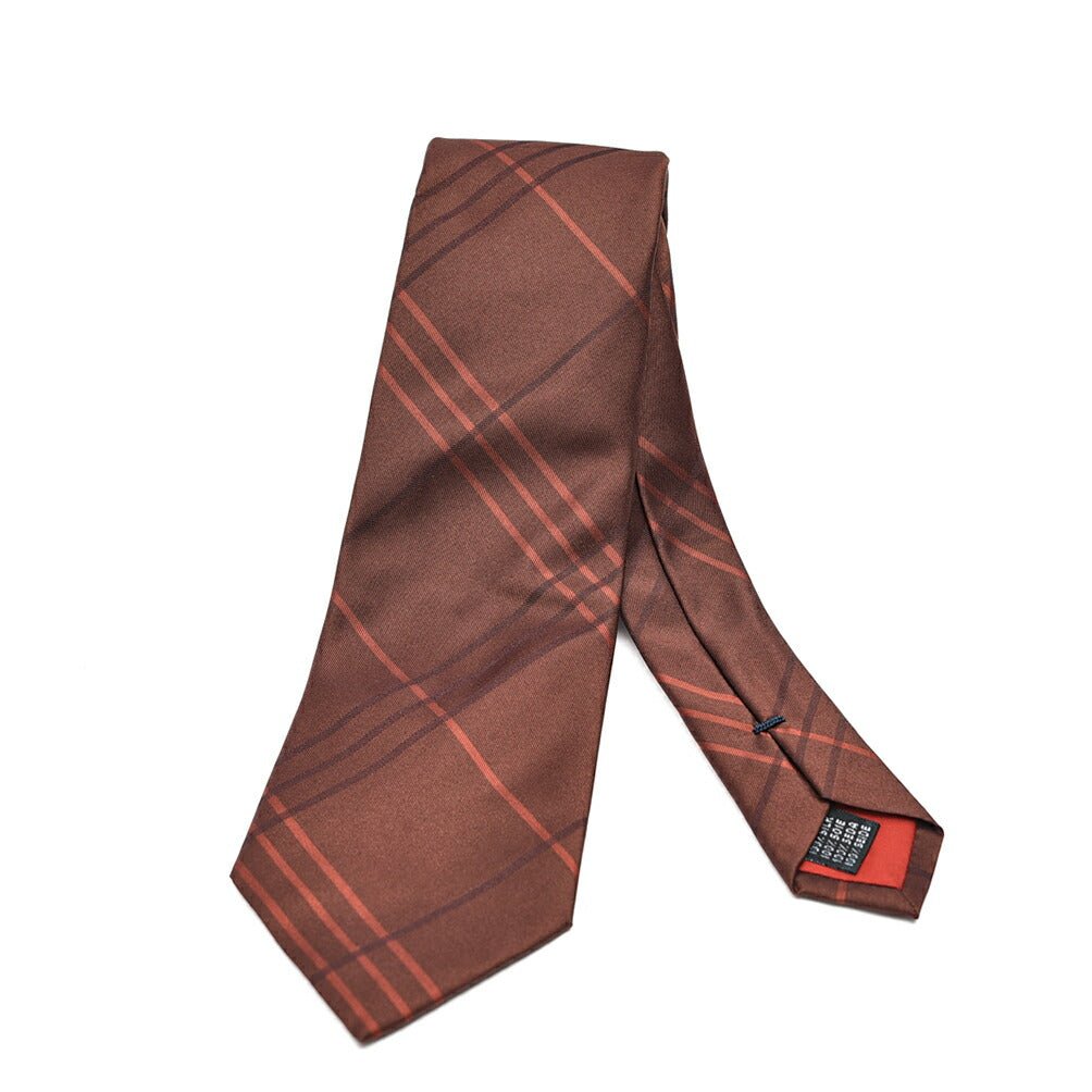 SALE|Les copains シルク100% チェックネクタイ|402360|GUARDAROBA MILANO OFFICIAL STORE