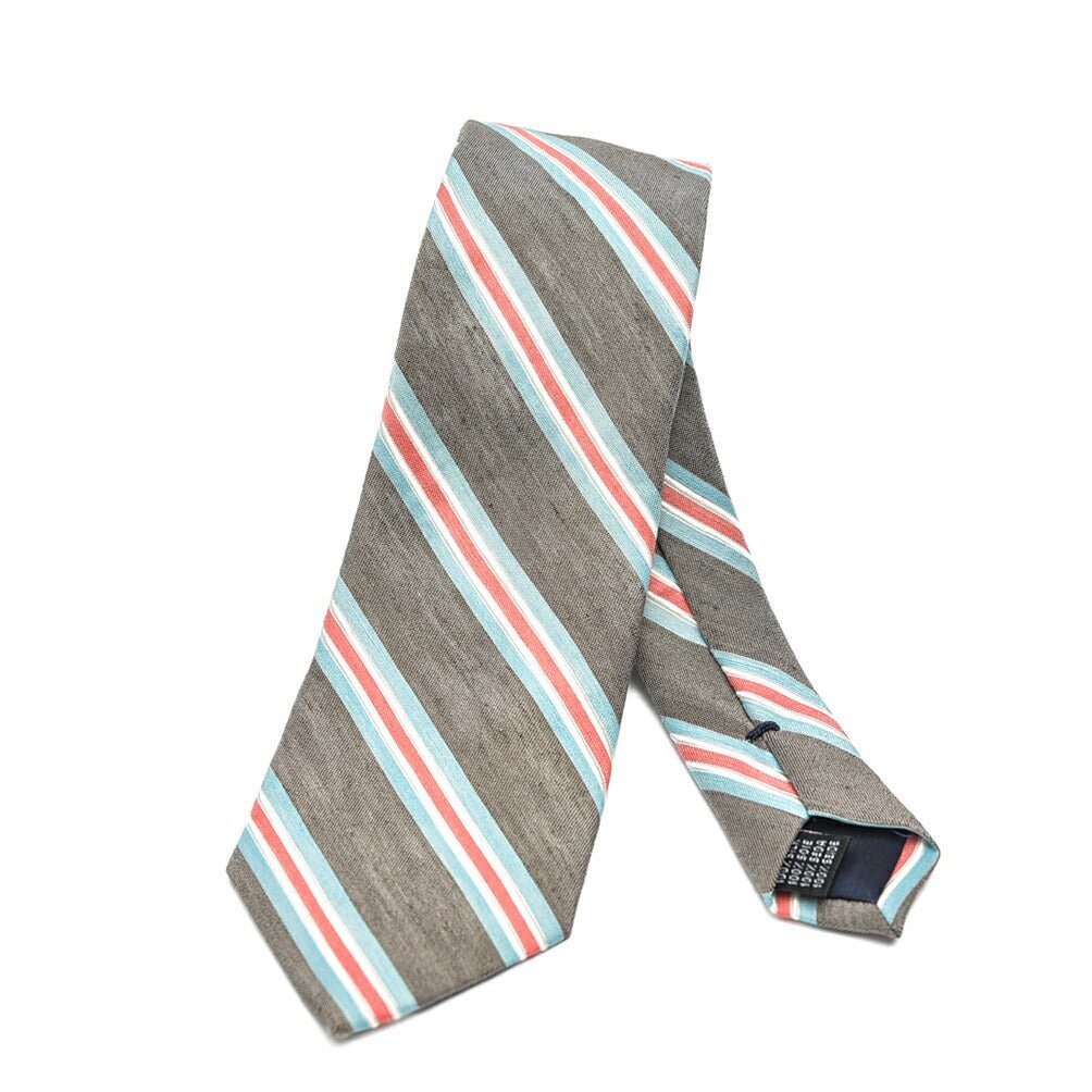 SALE|Les copains シルク100% レジメンタルネクタイ|402270|GUARDAROBA MILANO OFFICIAL STORE