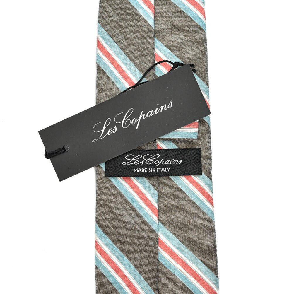 SALE|Les copains シルク100% レジメンタルネクタイ|402270|GUARDAROBA MILANO OFFICIAL STORE