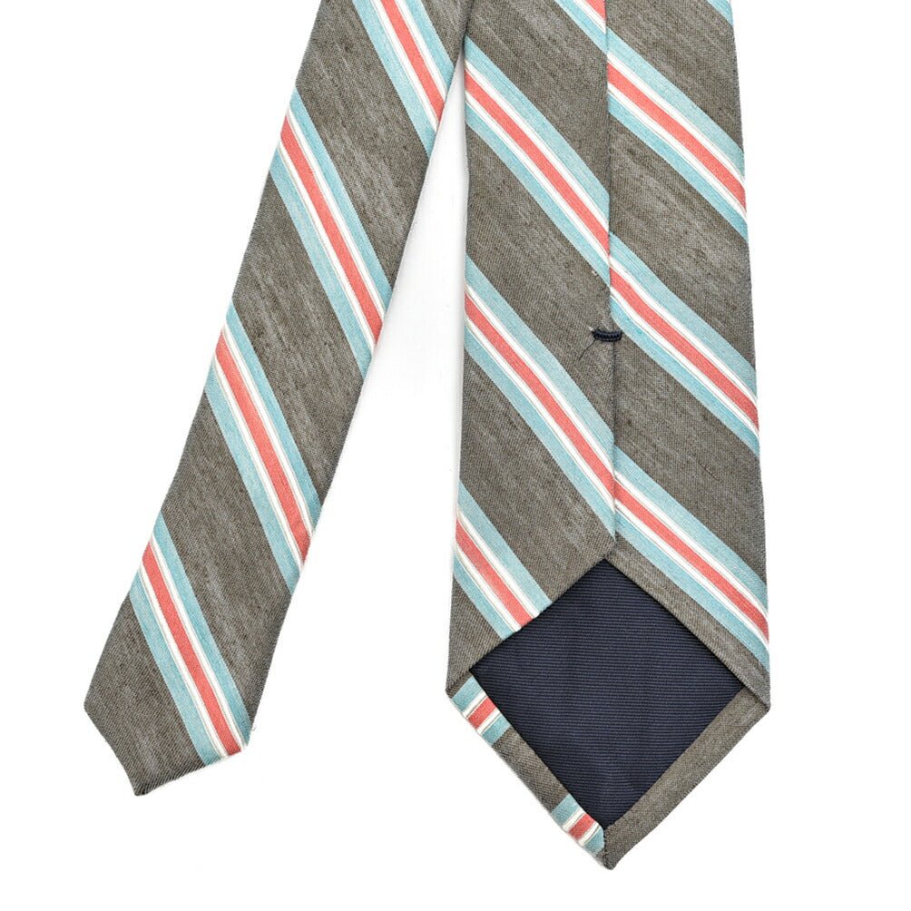 SALE|Les copains シルク100% レジメンタルネクタイ|402270|GUARDAROBA MILANO OFFICIAL STORE