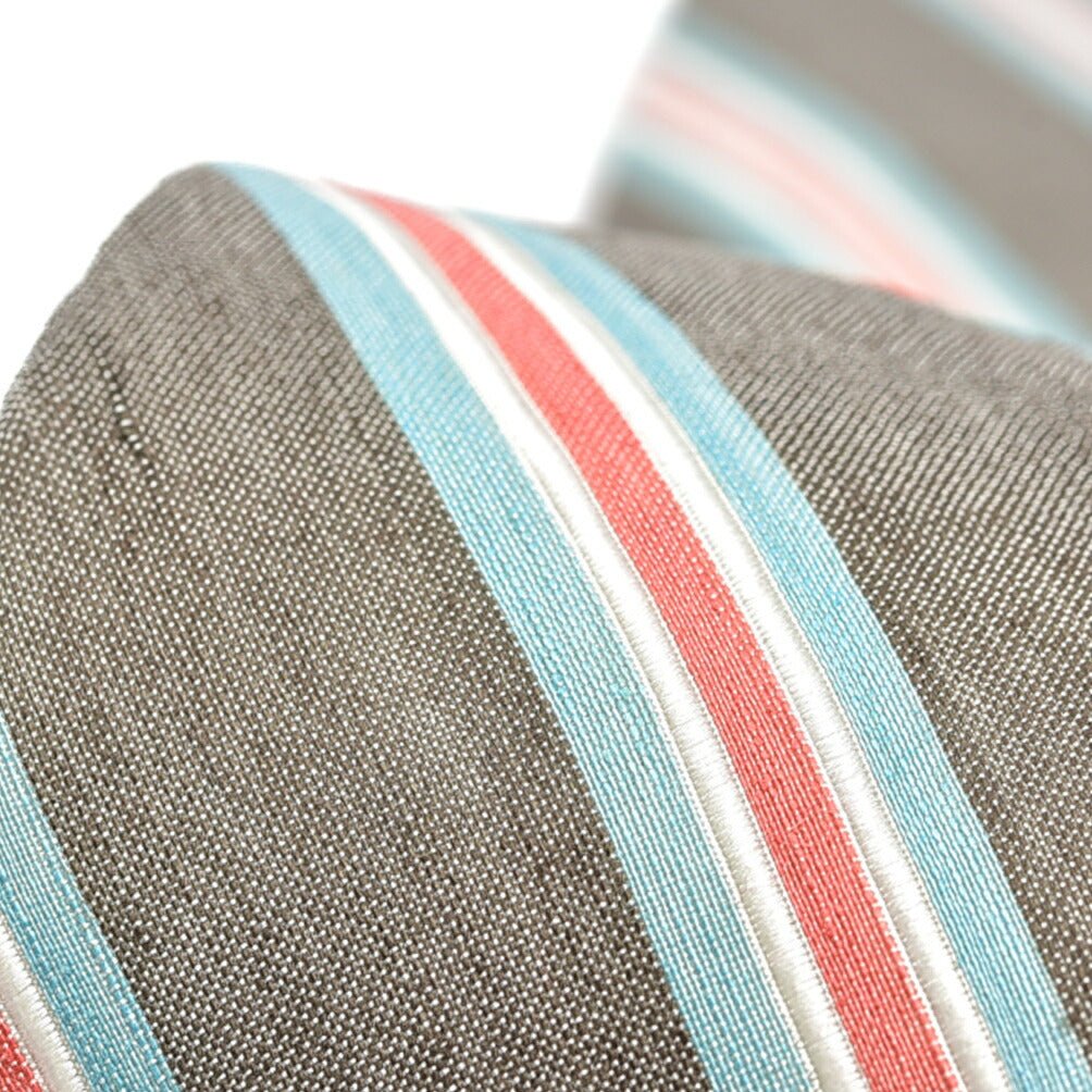 SALE|Les copains シルク100% レジメンタルネクタイ|402270|GUARDAROBA MILANO OFFICIAL STORE