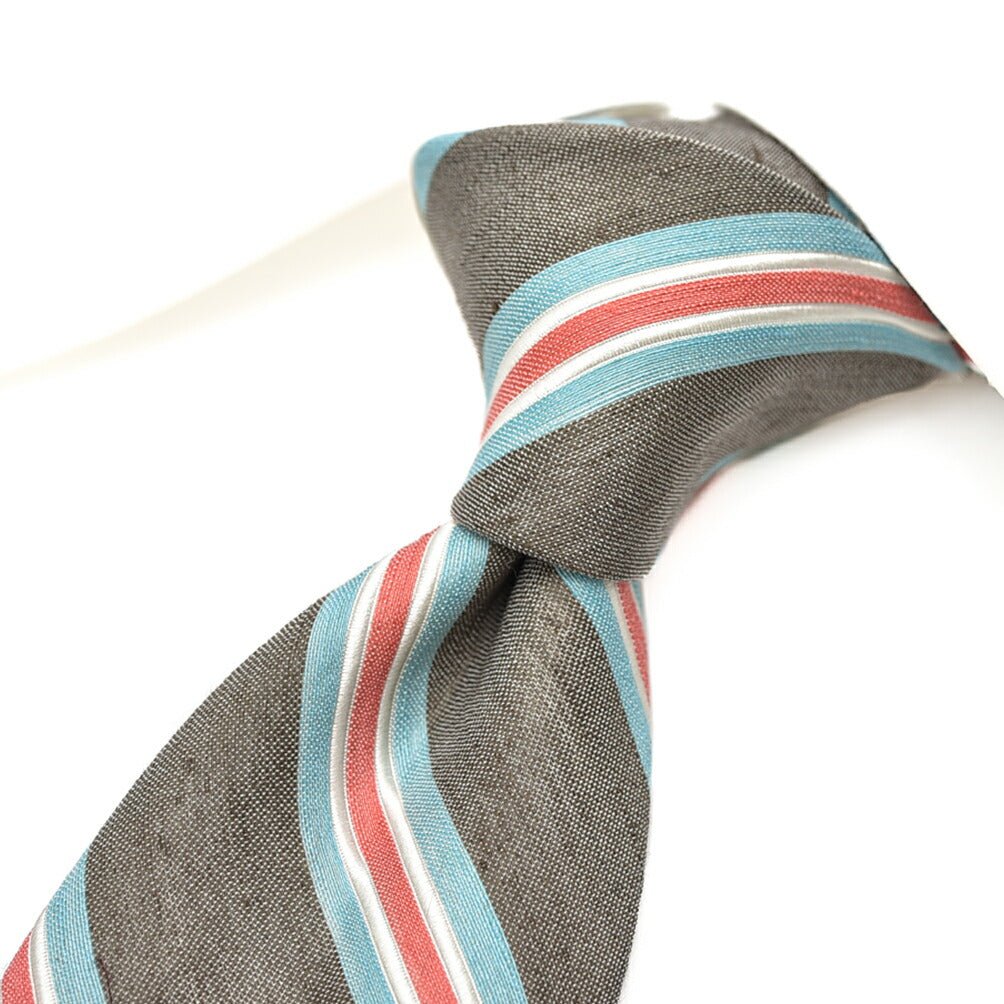 SALE|Les copains シルク100% レジメンタルネクタイ|402270|GUARDAROBA MILANO OFFICIAL STORE