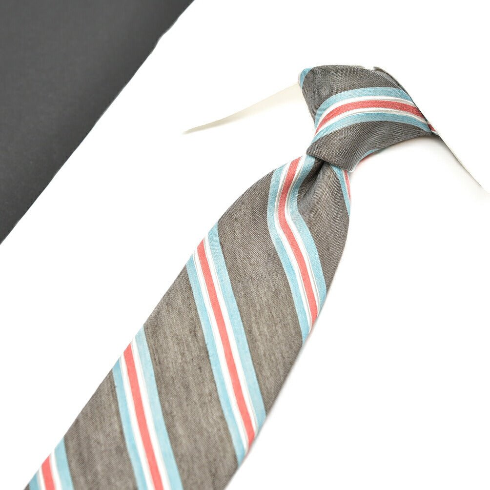 SALE|Les copains シルク100% レジメンタルネクタイ|402270|GUARDAROBA MILANO OFFICIAL STORE