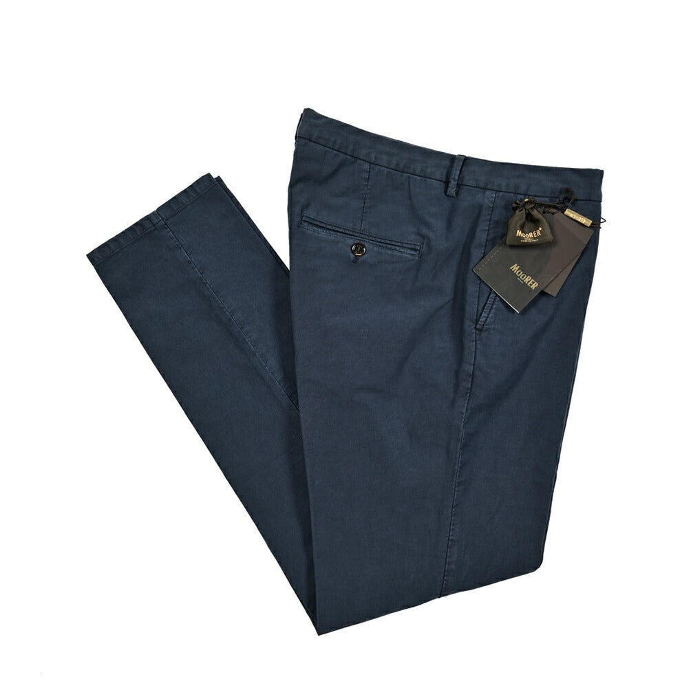 SALE|MOORER CARDUCCI VO ストレッチコットン ノータックチノスラックス|418438 - 54|GUARDAROBA MILANO OFFICIAL STORE