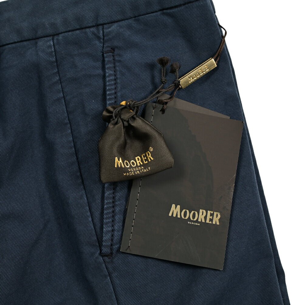 SALE|MOORER CARDUCCI VO ストレッチコットン ノータックチノスラックス|418438 - 54|GUARDAROBA MILANO OFFICIAL STORE