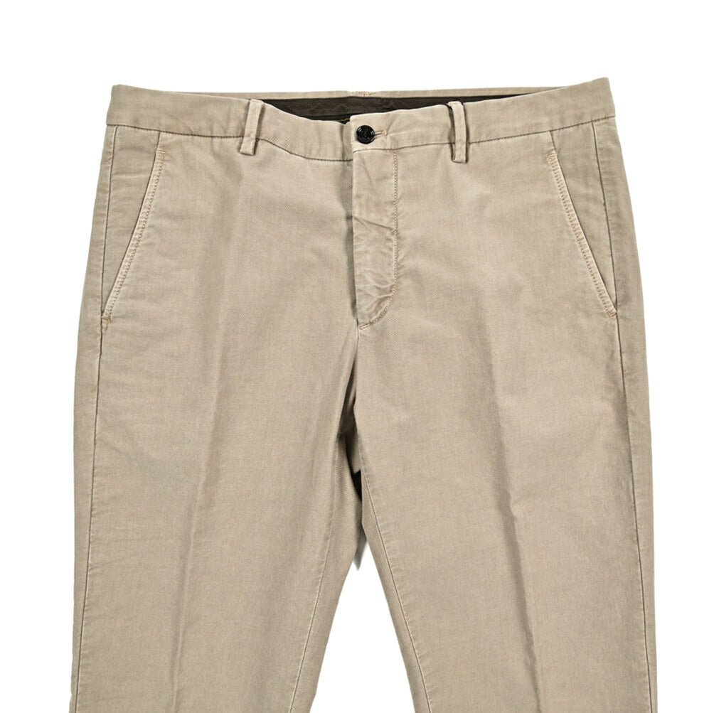 SALE|MOORER CARDUCCI VO ストレッチコットン ノータックチノスラックス|418441 - 50|GUARDAROBA MILANO OFFICIAL STORE