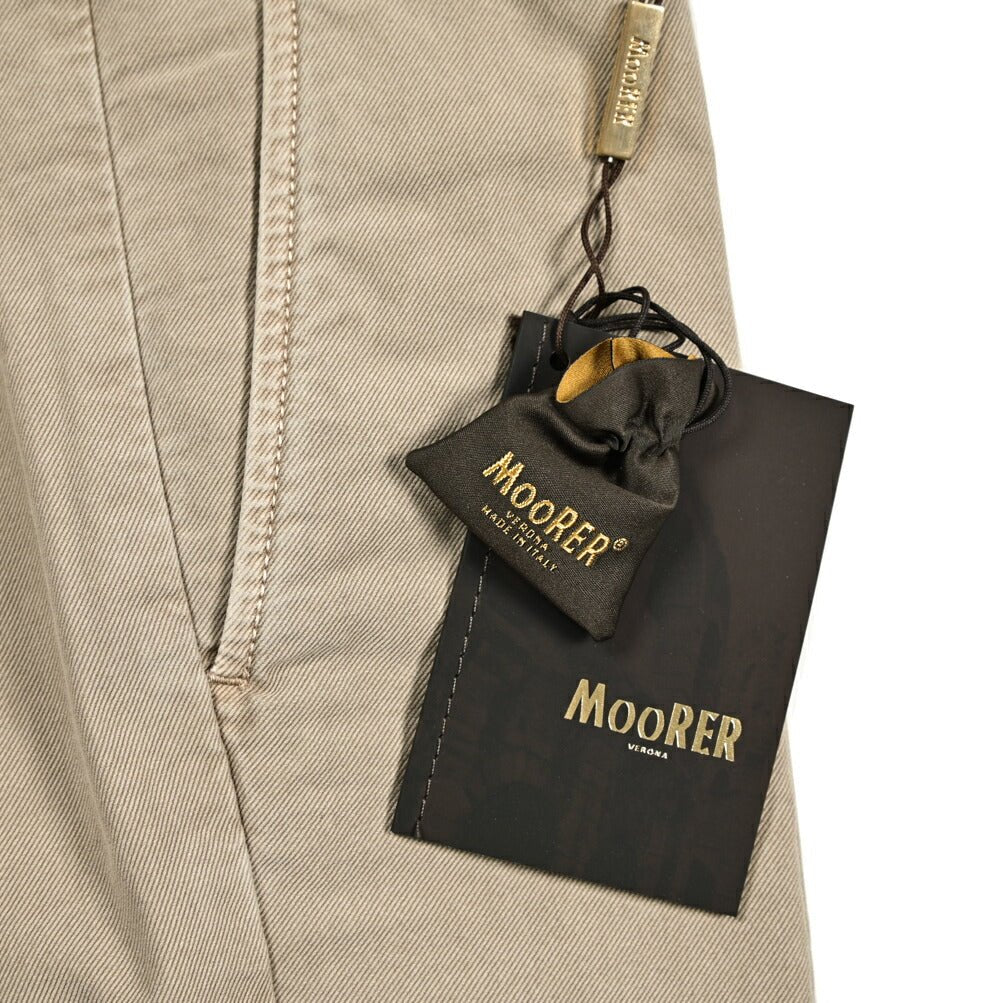 SALE|MOORER CARDUCCI VO ストレッチコットン ノータックチノスラックス|418441 - 50|GUARDAROBA MILANO OFFICIAL STORE