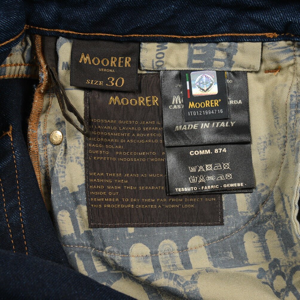SALE|MOORER "CREDI - DC103" ストレッチデニム スリムジーンズ / 日本製生地|437074|GUARDAROBA MILANO OFFICIAL STORE