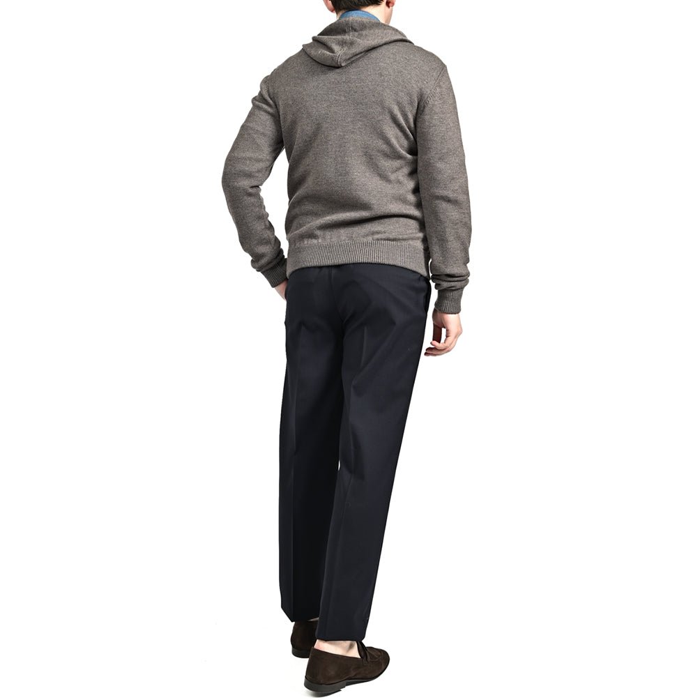 SALE|MOORER FRANS - URM 異素材コンビ ダブルジップニットパーカー|418094|GUARDAROBA MILANO OFFICIAL STORE