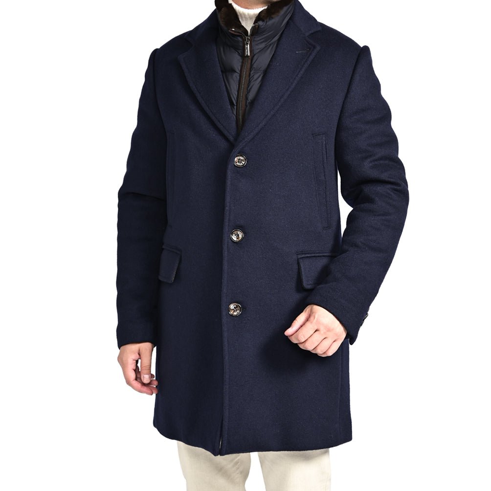 SALE|MOORER "JASON - Y" カシミヤ100% 3Bシングルダウンチェスターコート (着脱可能ライナー付き)|420314 - 50|GUARDAROBA MILANO OFFICIAL STORE