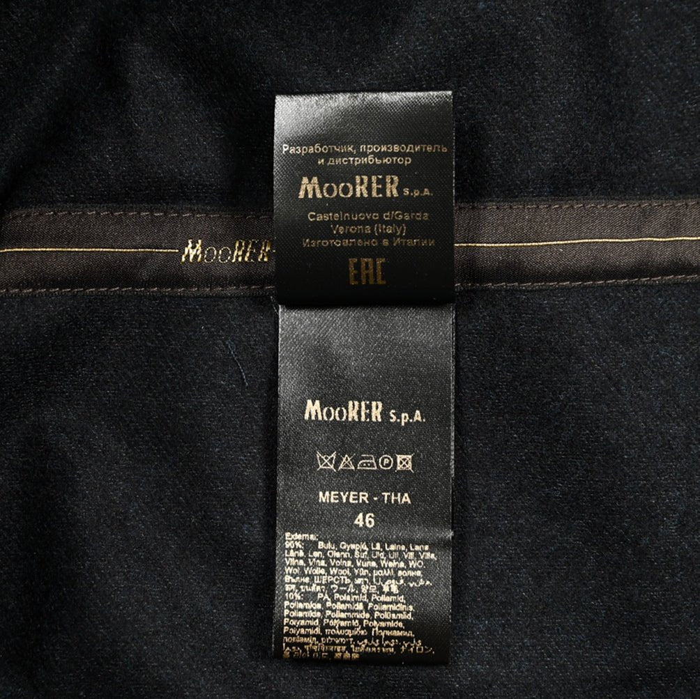 SALE|MOORER MEYER - THA ストレッチウール ワイドカラーレギュラーフィットシャツ(インターロック生地)|418271 - 44|GUARDAROBA MILANO OFFICIAL STORE