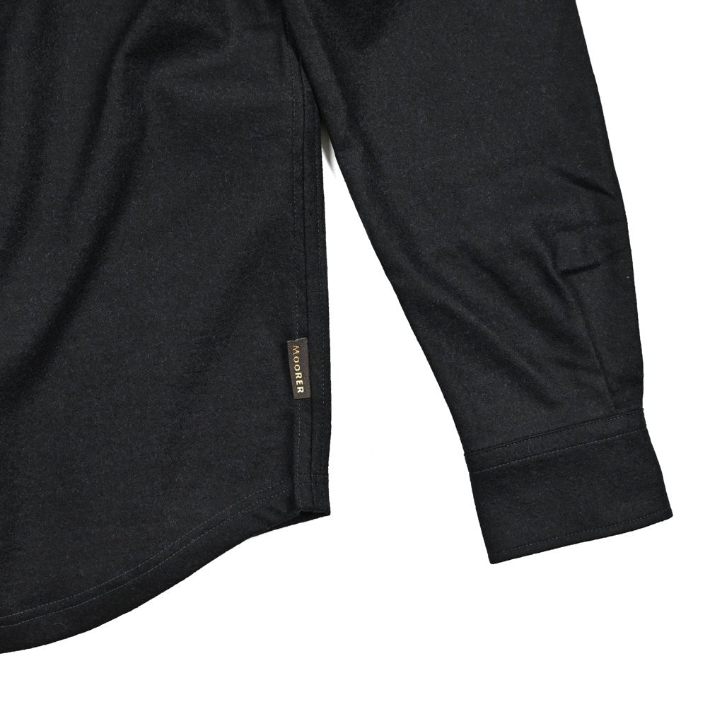 SALE|MOORER MEYER - THA ストレッチウール ワイドカラーレギュラーフィットシャツ(インターロック生地)|418271 - 44|GUARDAROBA MILANO OFFICIAL STORE