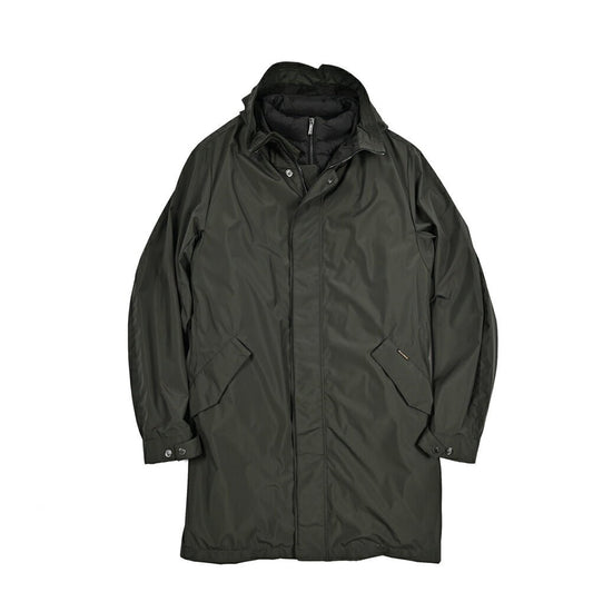 SALE|MOORER "MILLENIO STP" ポリエステル100% 3WAYダウンジャケット / ACQUA PROOF(防水)|418019|GUARDAROBA MILANO OFFICIAL STORE