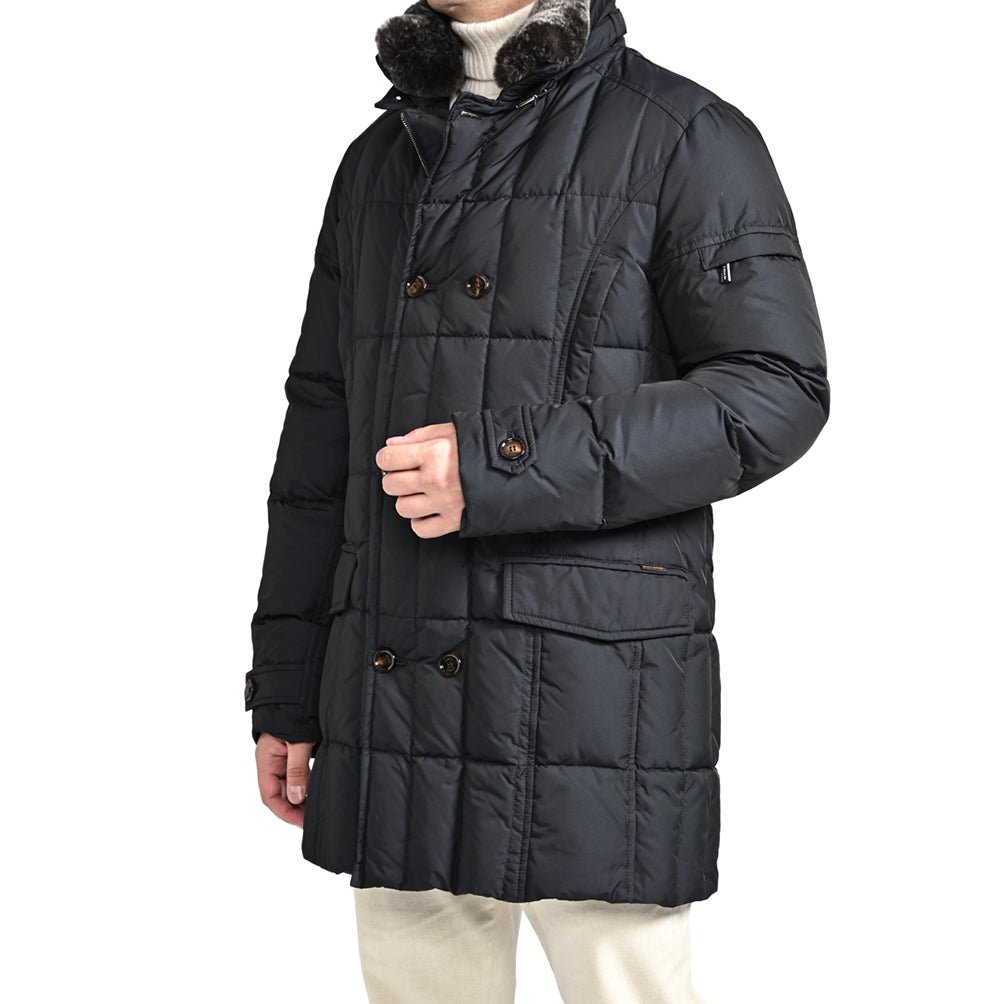 SALE|MOORER "MORRIS - KM" ポリエステル100% スタンドカラーダウンコート|420480 - 44|GUARDAROBA MILANO OFFICIAL STORE