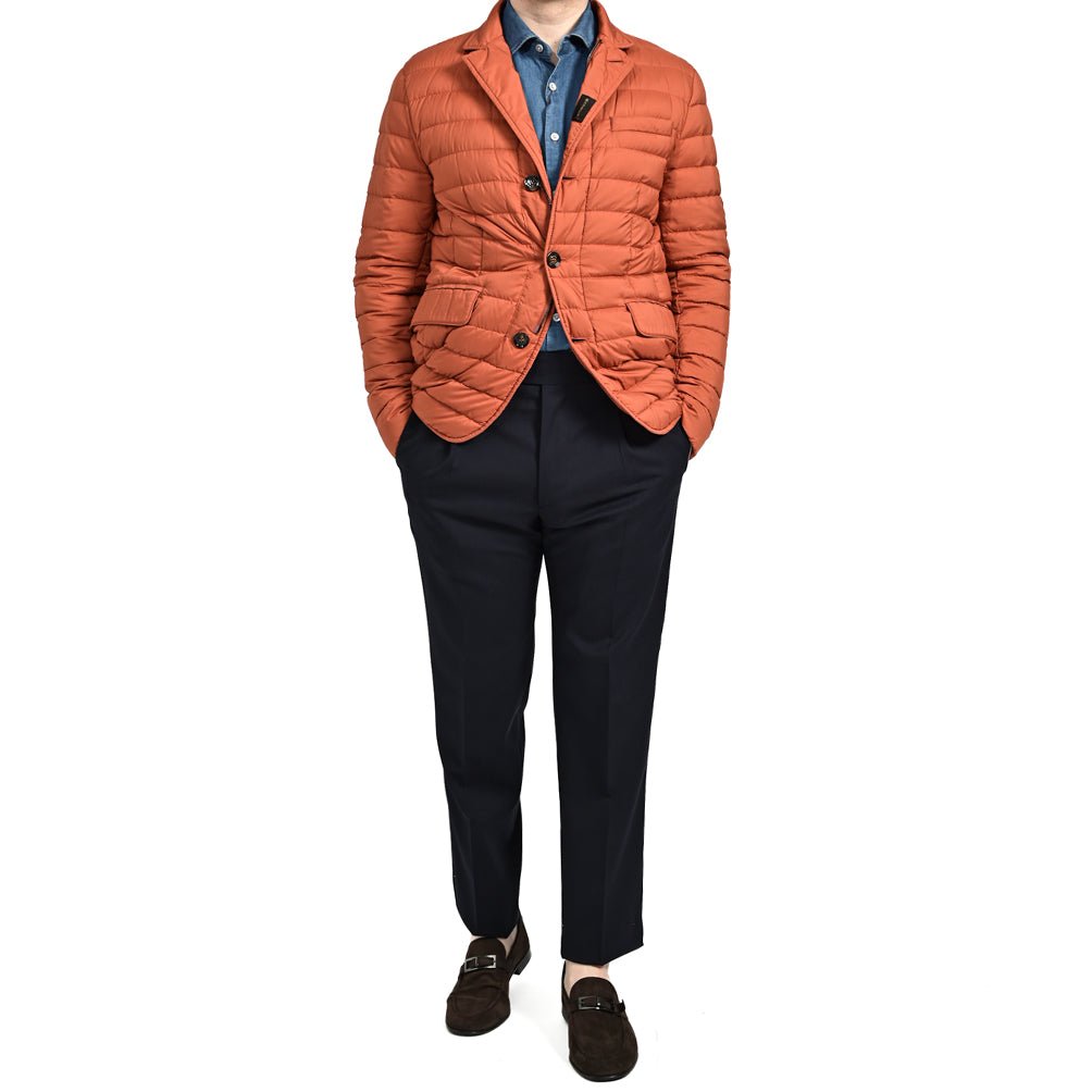 SALE|MOORER ZAVYER - S3 ストレッチナイロン ライトウェイトダウンジャケット / ACQUA RESISTANT(撥水)|417806 - 48|GUARDAROBA MILANO OFFICIAL STORE