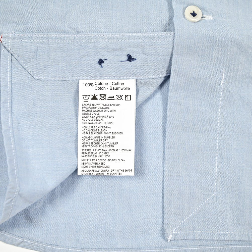 SALE|ORIAN DENIM DIVISION コットン100% ホリゾンタルカラードレスシャツ|421076 - 38|GUARDAROBA MILANO OFFICIAL STORE