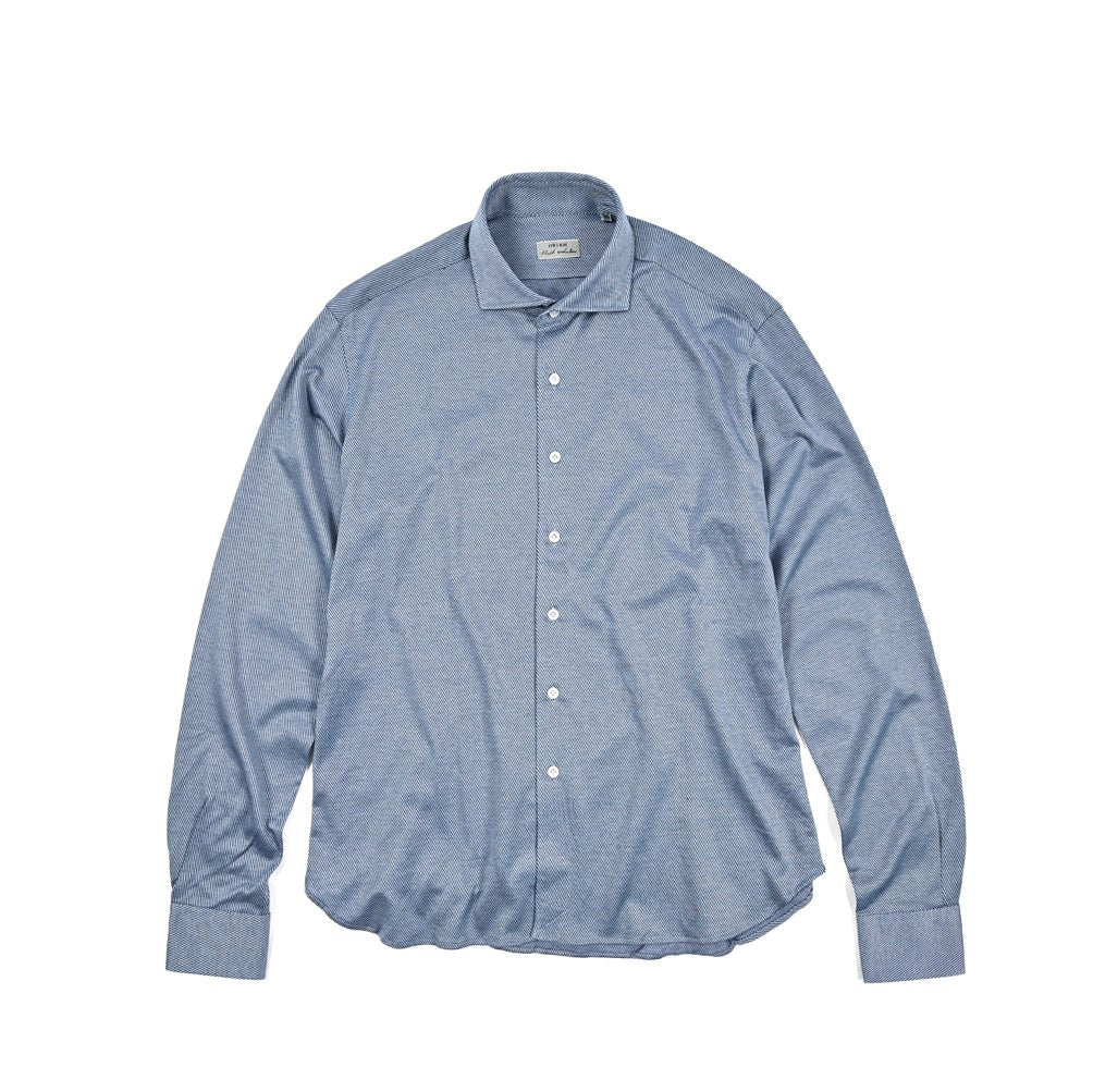 SALE|ORIAN Fluid evolution ストレッチコットンジャージー ホリゾンタルカラードレスシャツ|420712 - 43|GUARDAROBA MILANO OFFICIAL STORE