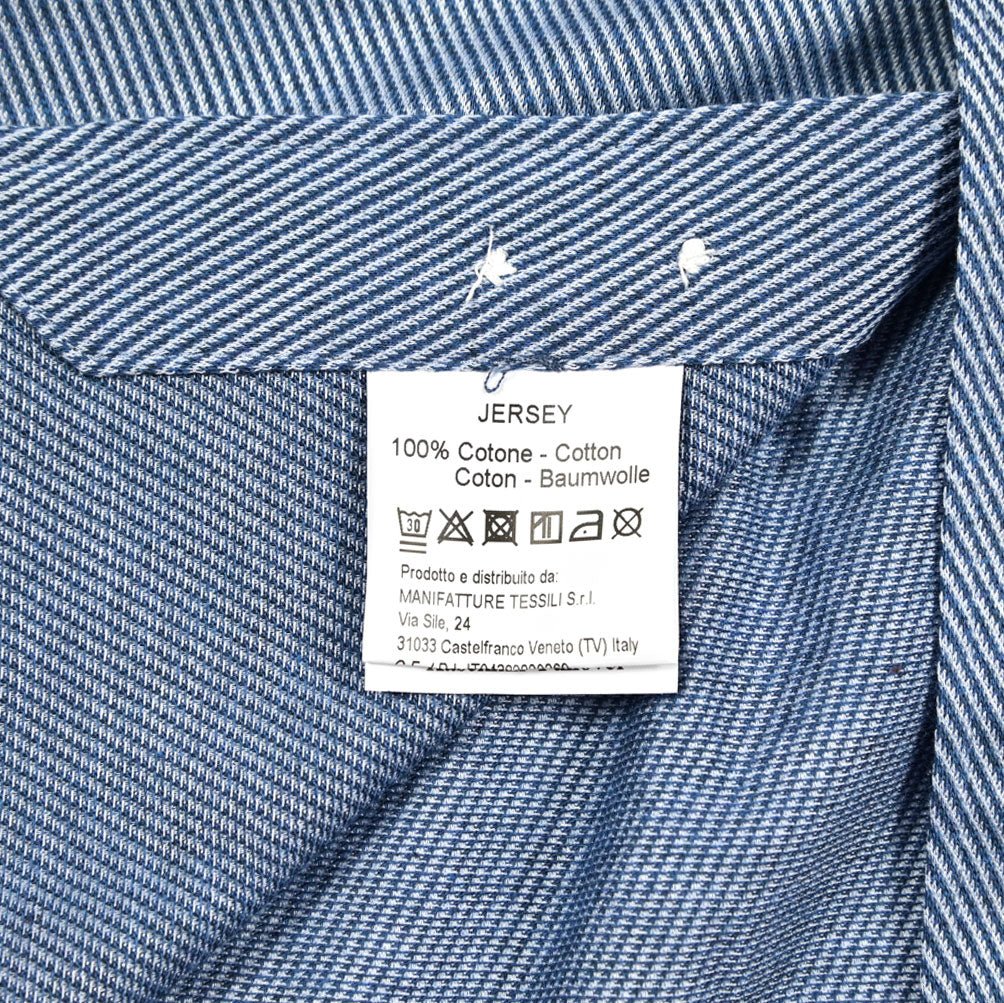 SALE|ORIAN Fluid evolution ストレッチコットンジャージー ホリゾンタルカラードレスシャツ|420712 - 43|GUARDAROBA MILANO OFFICIAL STORE