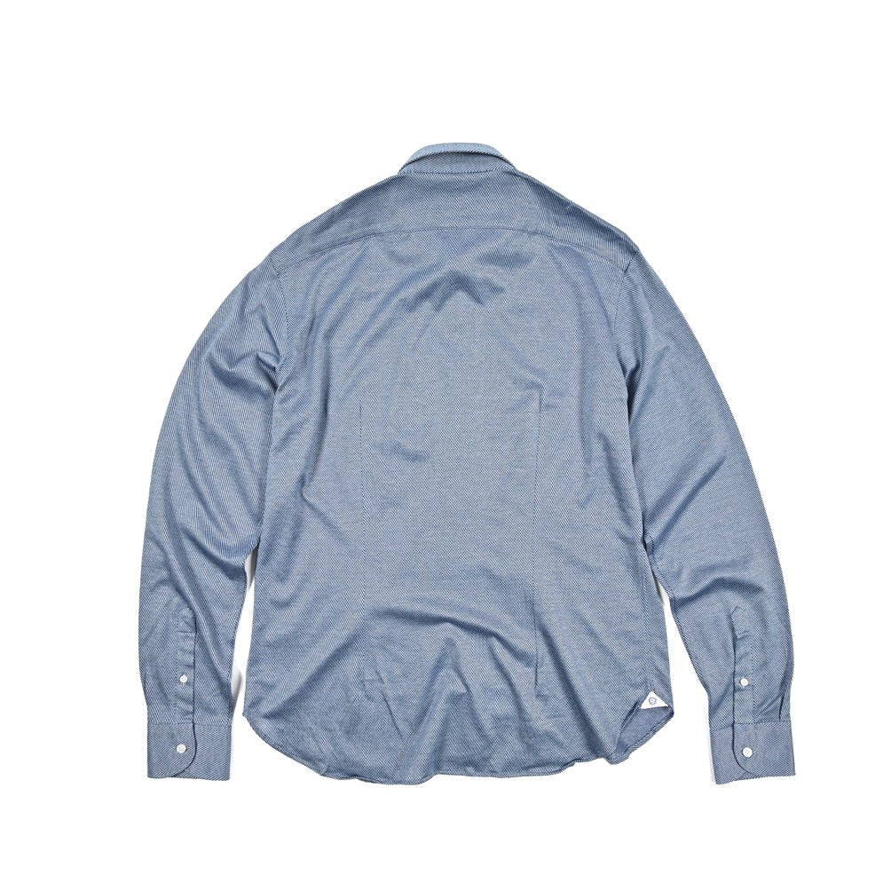 SALE|ORIAN Fluid evolution ストレッチコットンジャージー ホリゾンタルカラードレスシャツ|420712 - 43|GUARDAROBA MILANO OFFICIAL STORE