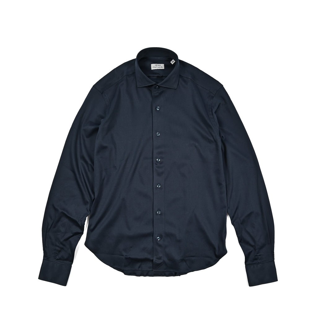 SALE|ORIAN Fluid evolution ストレッチコットンジャージー ホリゾンタルカラードレスシャツ|420931 - 38|GUARDAROBA MILANO OFFICIAL STORE