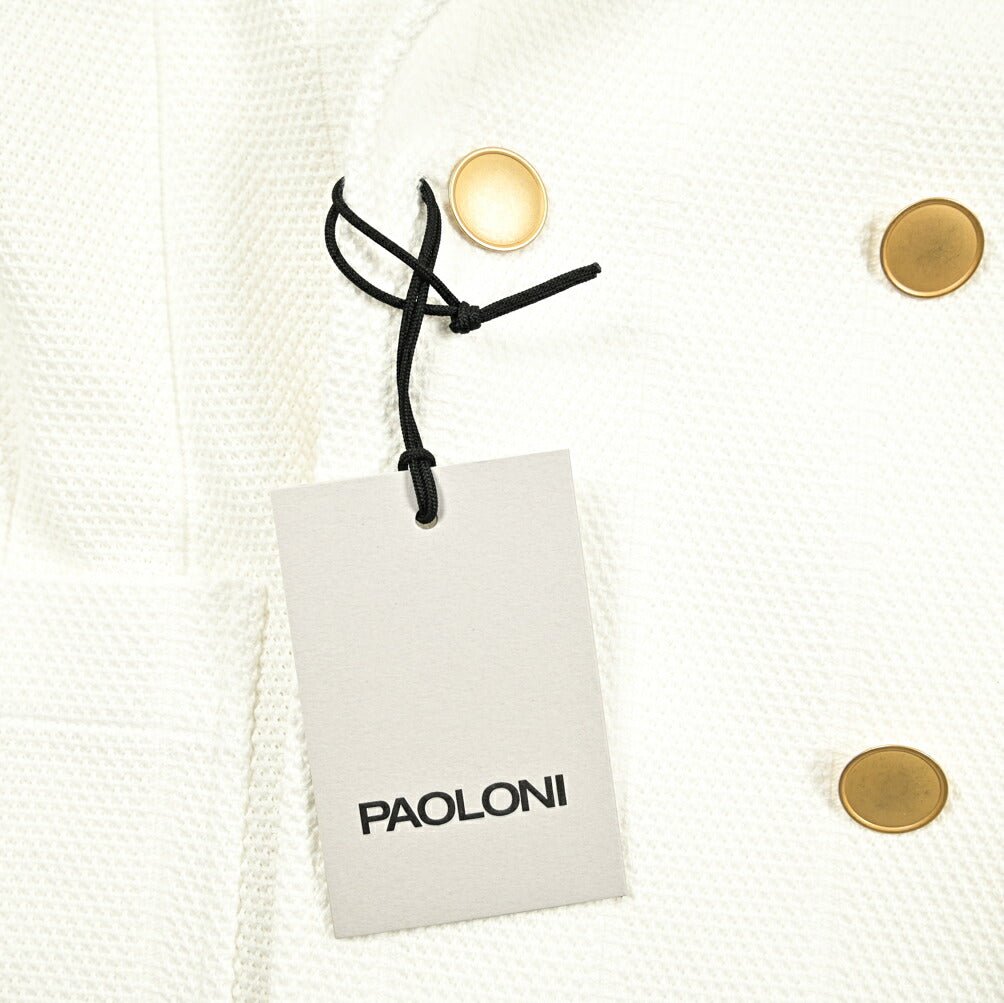 SALE|PAOLONI コットン100% 6Bダブルテーラードジャケット|418614 - 44|GUARDAROBA MILANO OFFICIAL STORE