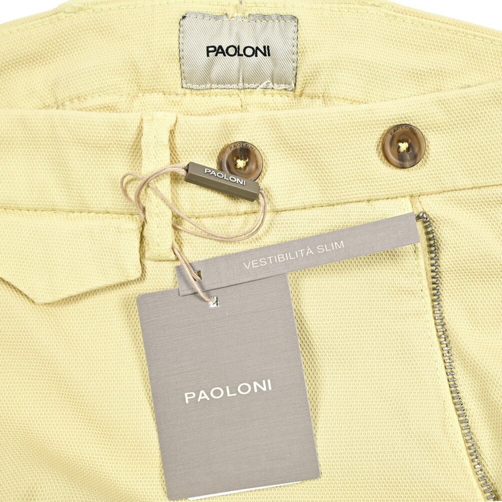 SALE|PAOLONI ストレッチコットン ノータックスラックス|419012|GUARDAROBA MILANO OFFICIAL STORE
