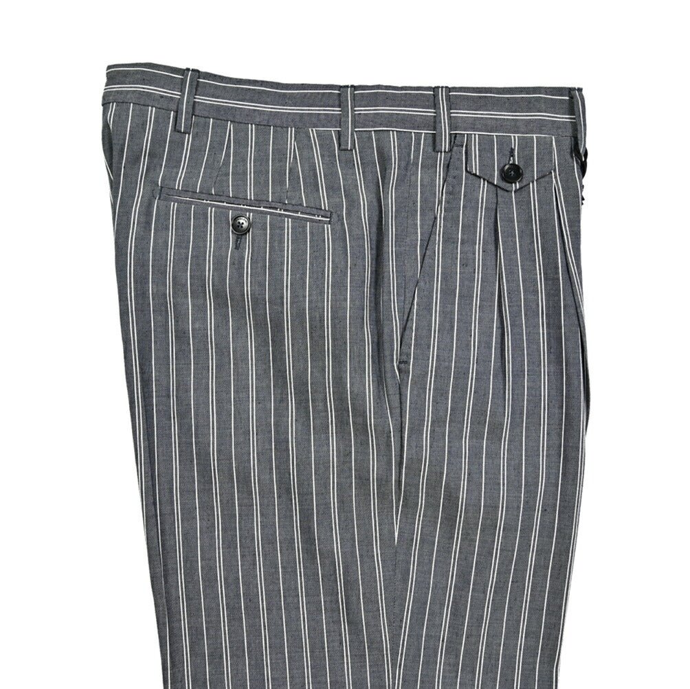 SALE|PAOLONI コットンリネン ツータックスラックス|419028|GUARDAROBA MILANO OFFICIAL STORE