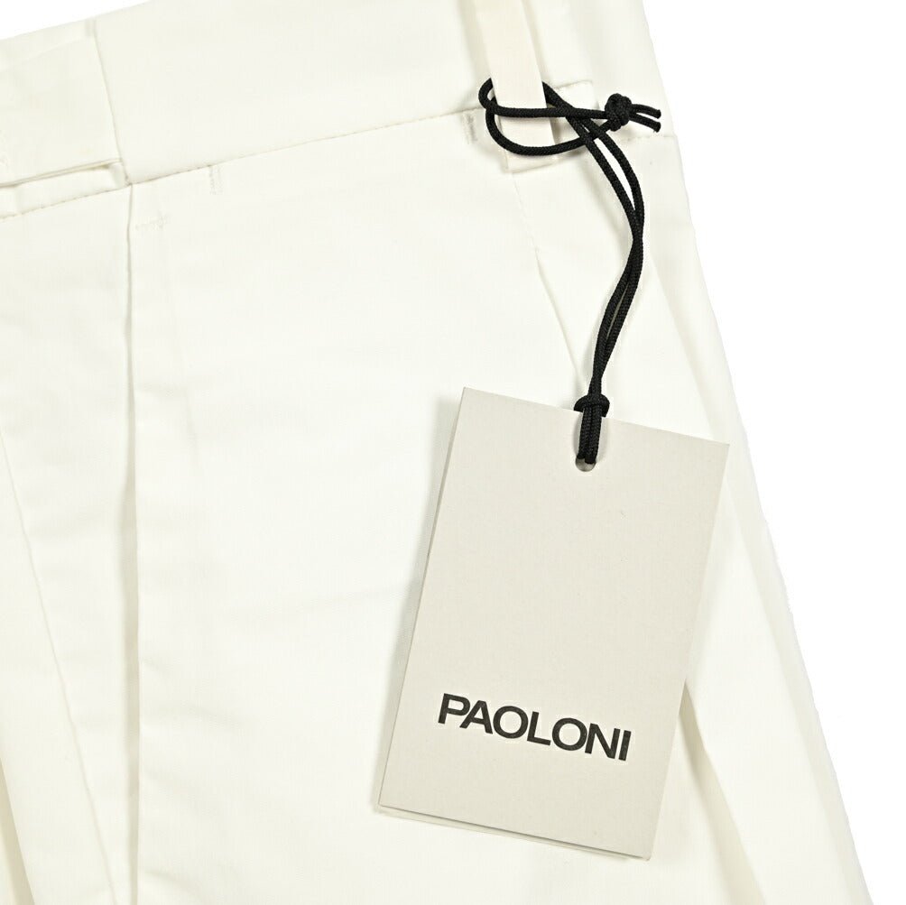 SALE|PAOLONI ストレッチコットン ワンタックスラックス|419034|GUARDAROBA MILANO OFFICIAL STORE
