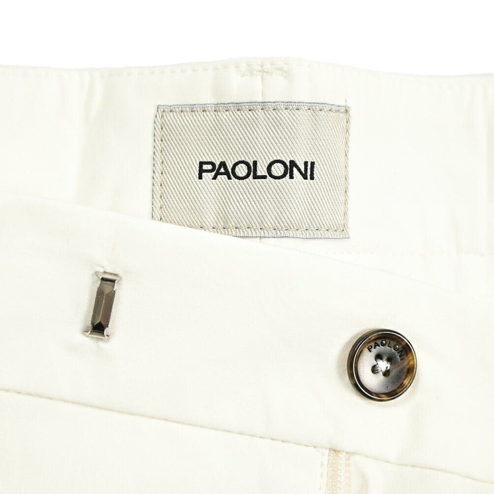 SALE|PAOLONI ストレッチコットン ワンタックスラックス|419034|GUARDAROBA MILANO OFFICIAL STORE