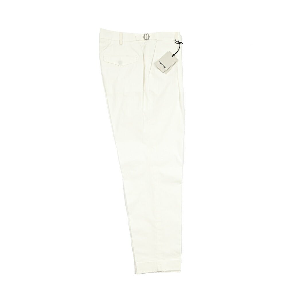 SALE|PAOLONI ストレッチコットン ワンタックスラックス|419034|GUARDAROBA MILANO OFFICIAL STORE