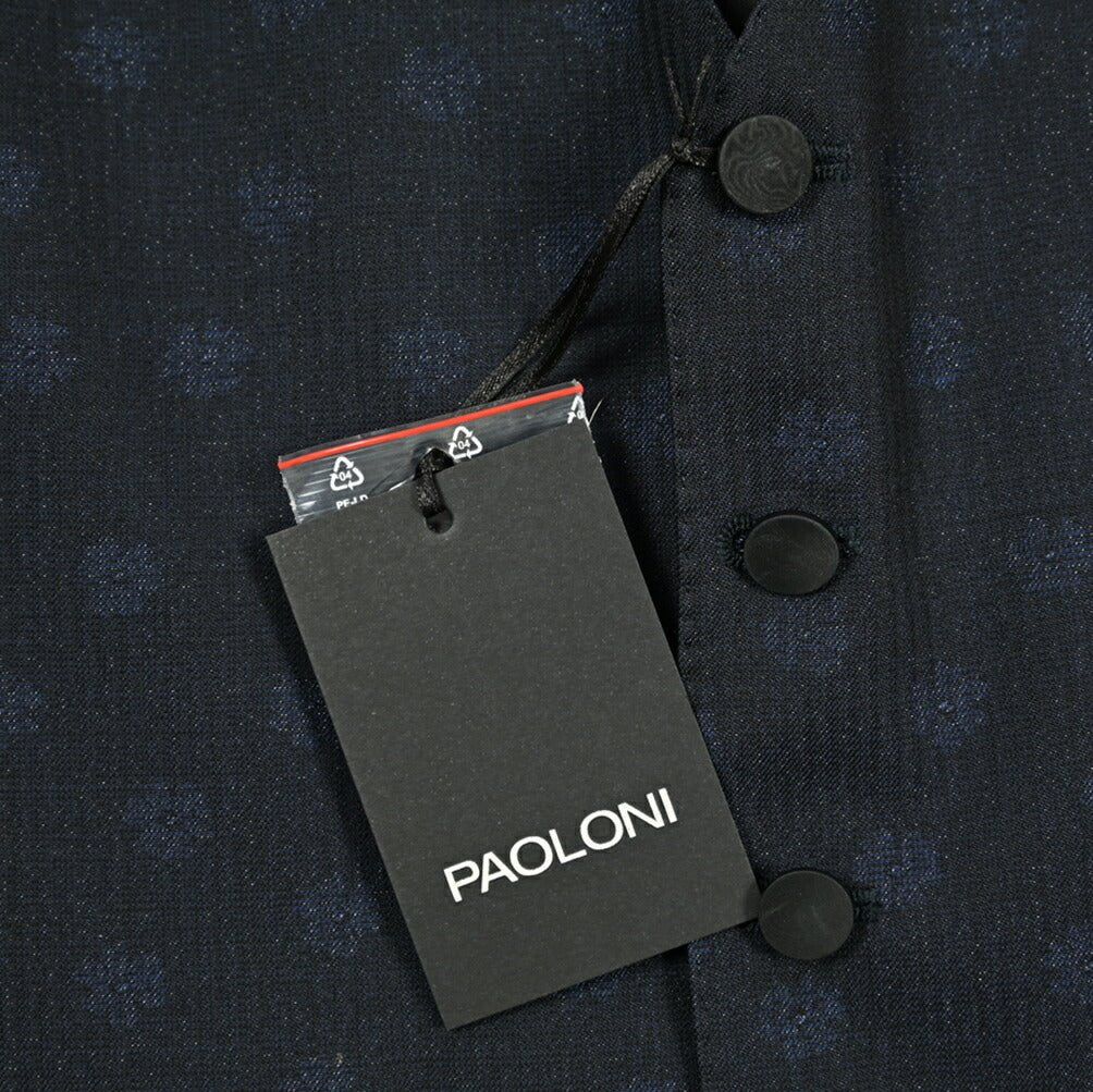 SALE|PAOLONI ウールシルク 5Bシングルジレ(ベスト)|418719|GUARDAROBA MILANO OFFICIAL STORE