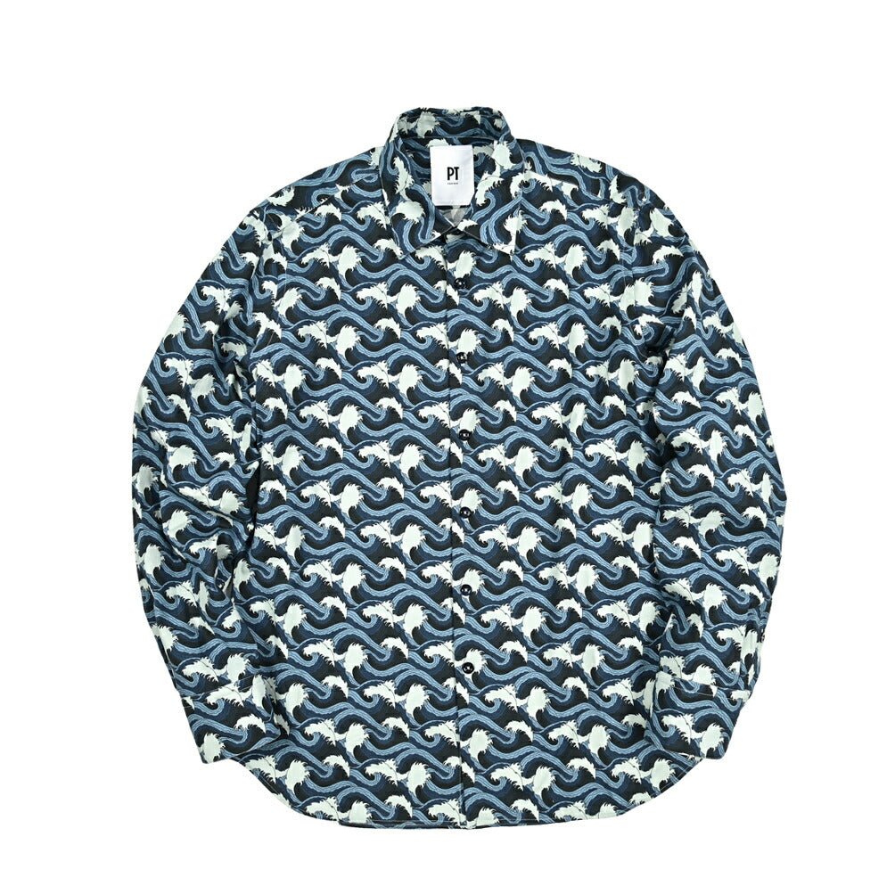SALE|PT TORINO コットン100% レギュラーカラーシャツ / PT01|412880 - 40|GUARDAROBA MILANO OFFICIAL STORE