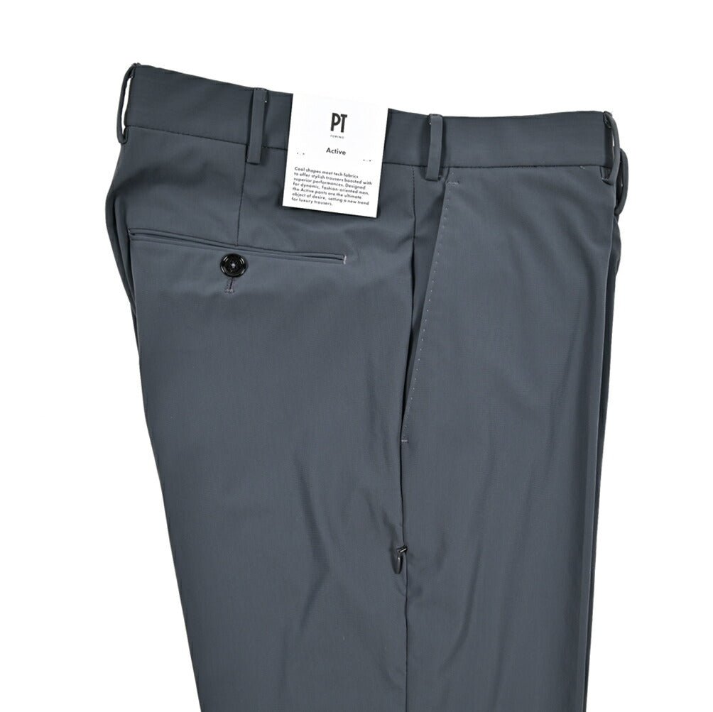 SALE|PT TORINO Active "ALPHA" 軽量ストレッチナイロン ノータックスラックス|423903 - 52|GUARDAROBA MILANO OFFICIAL STORE