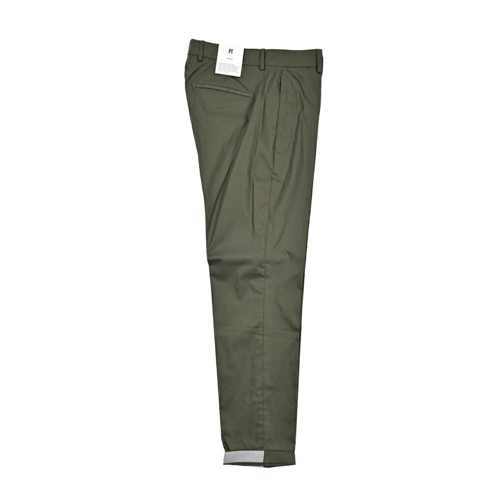 SALE|PT TORINO Active "EPSILON" ストレッチコットン ノータックテーパードパンツ (反射板付き)|423600|GUARDAROBA MILANO OFFICIAL STORE