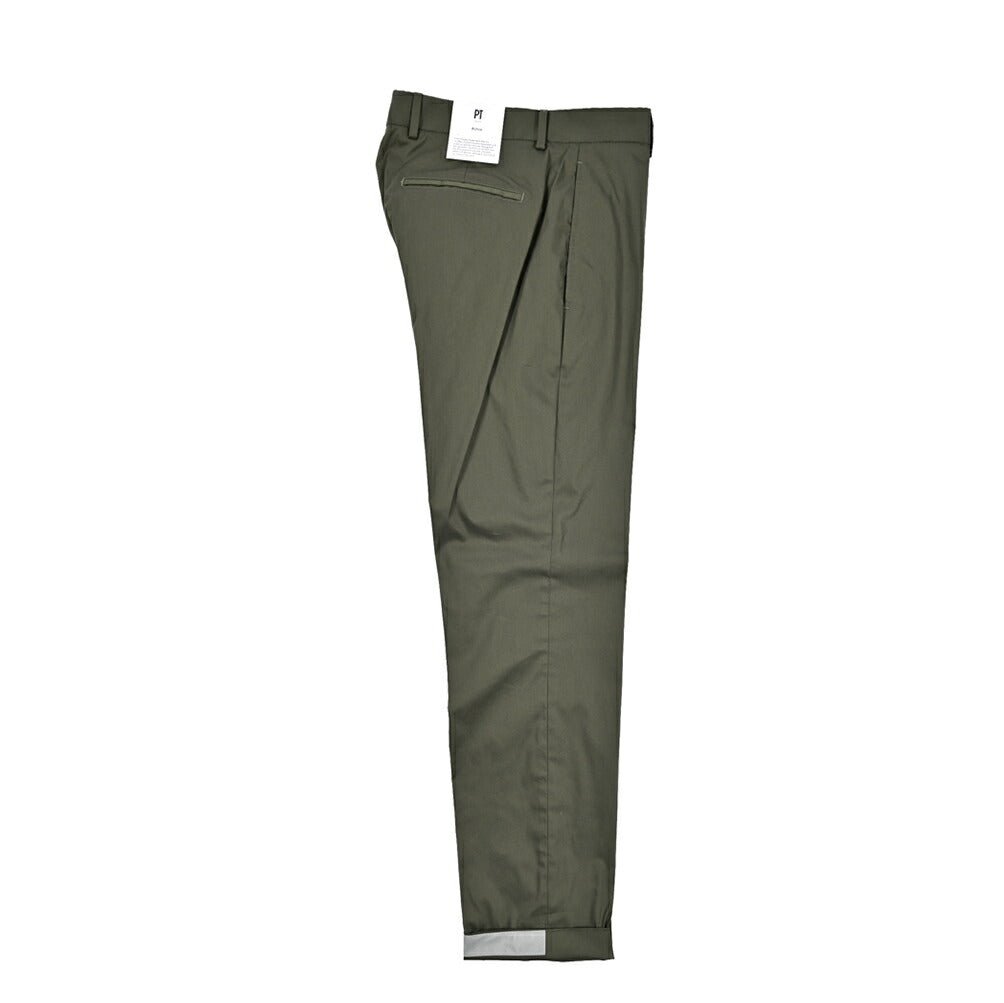 SALE|PT TORINO Active "EPSILON" ストレッチコットン ノータックテーパードパンツ (反射板付き)|423614 - 46|GUARDAROBA MILANO OFFICIAL STORE