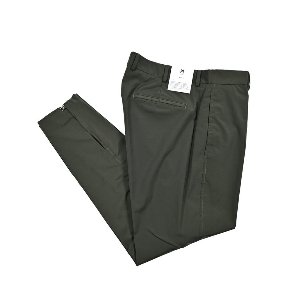 SALE|PT TORINO Active "EPSILON" ストレッチウール ジョガーパンツ (裾ジップ)|423693 - 50|GUARDAROBA MILANO OFFICIAL STORE