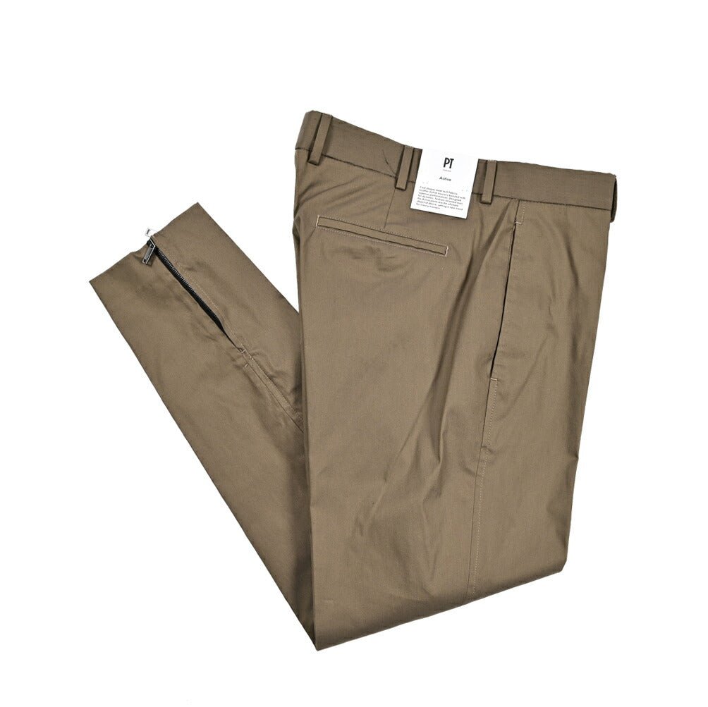 SALE|PT TORINO Active "EPSILON" ストレッチコットン ジョガーパンツ (裾ジップ)|423968|GUARDAROBA MILANO OFFICIAL STORE