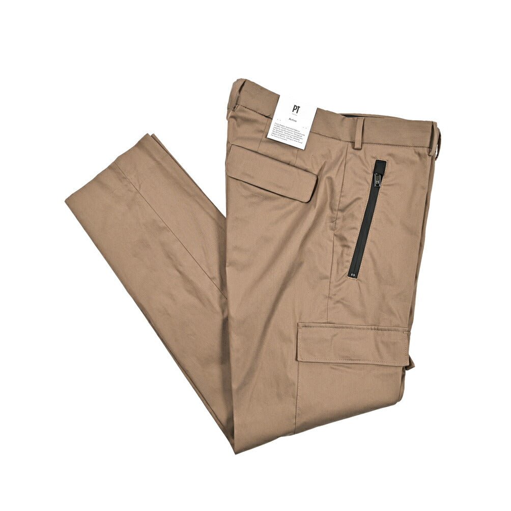 SALE|PT TORINO Active "LAMDA" ストレッチコットン ノータックカーゴパンツ|423160 - 48|GUARDAROBA MILANO OFFICIAL STORE