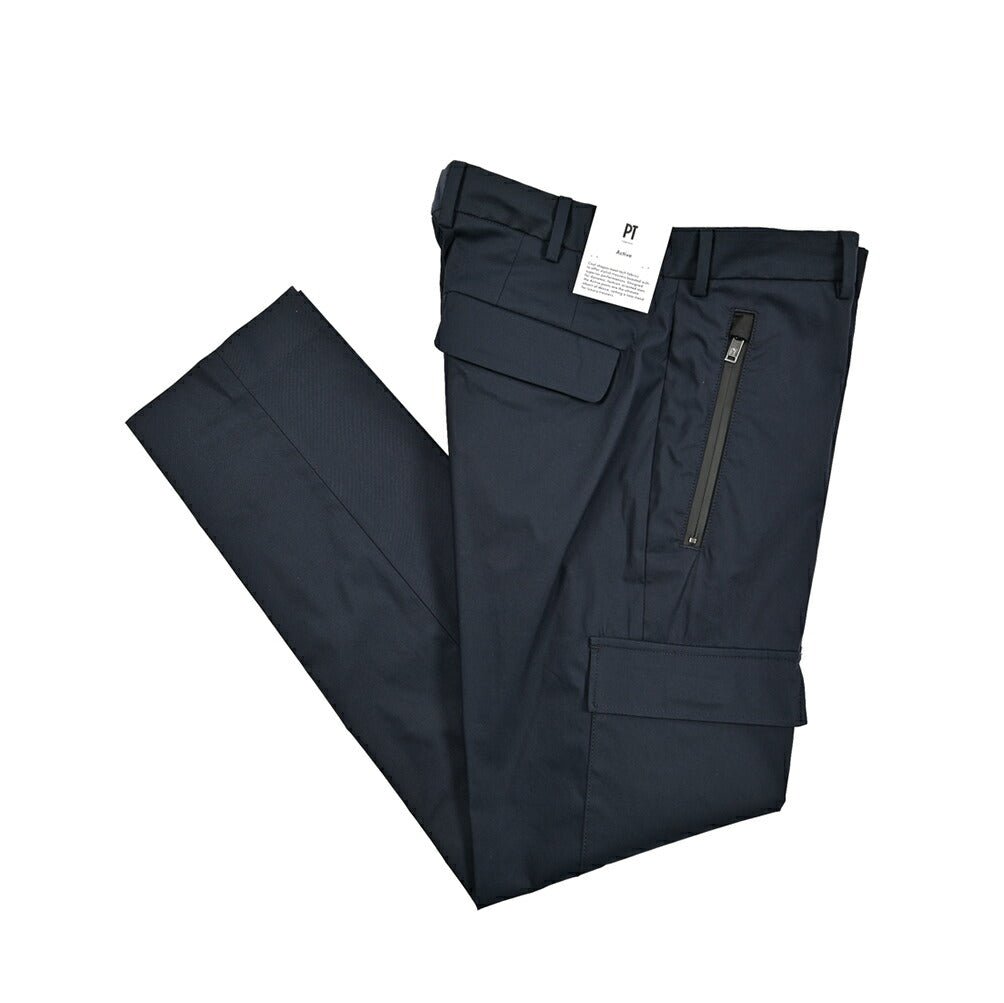 SALE|PT TORINO Active "LAMDA" ストレッチコットン ノータックカーゴパンツ|423165 - 44|GUARDAROBA MILANO OFFICIAL STORE
