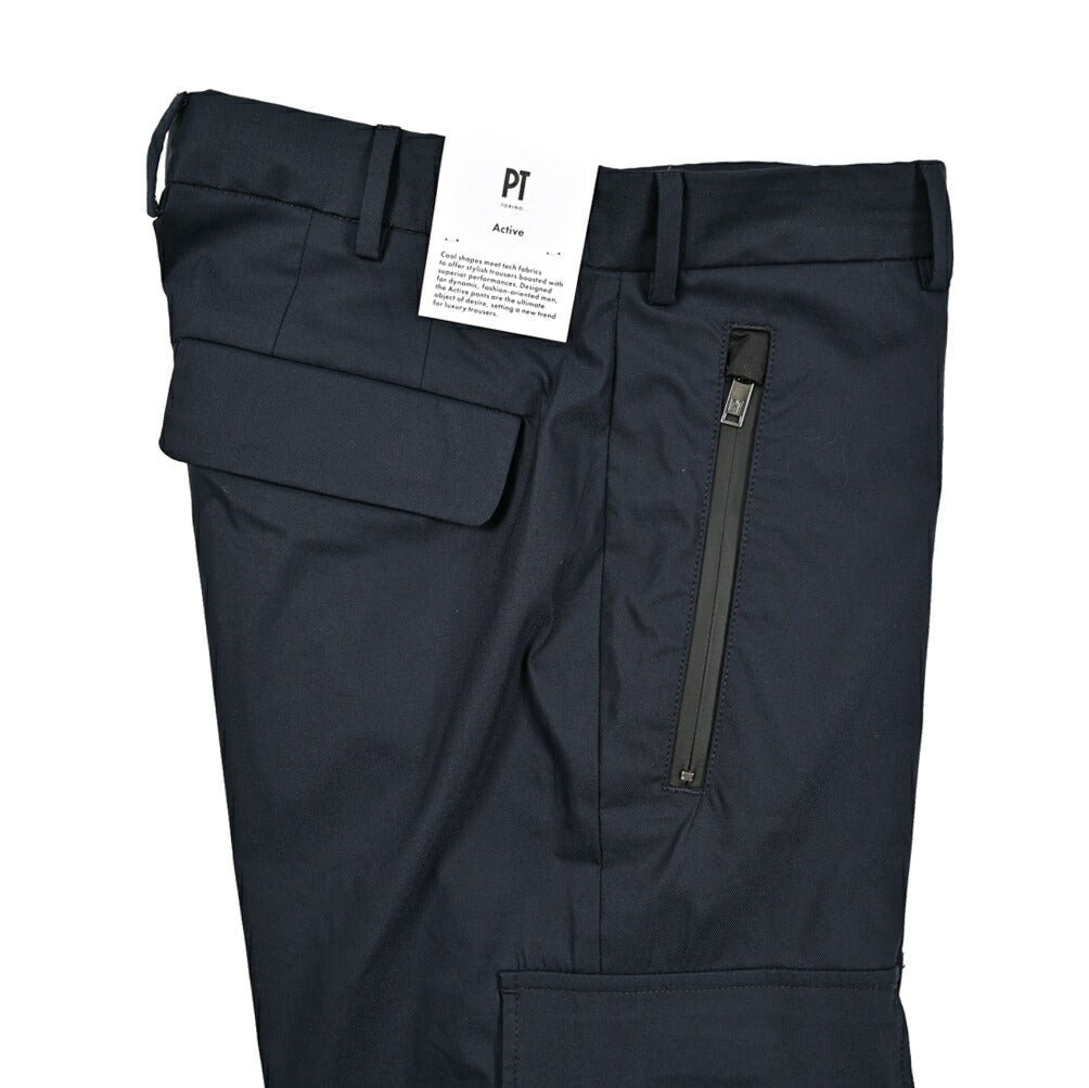 SALE|PT TORINO Active "LAMDA" ストレッチコットン ノータックカーゴパンツ|423165 - 44|GUARDAROBA MILANO OFFICIAL STORE