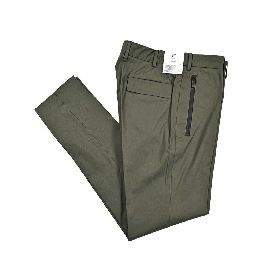 SALE|PT TORINO Active "LAMDA" ストレッチコットン ノータックパンツ|423608 - 48|GUARDAROBA MILANO OFFICIAL STORE