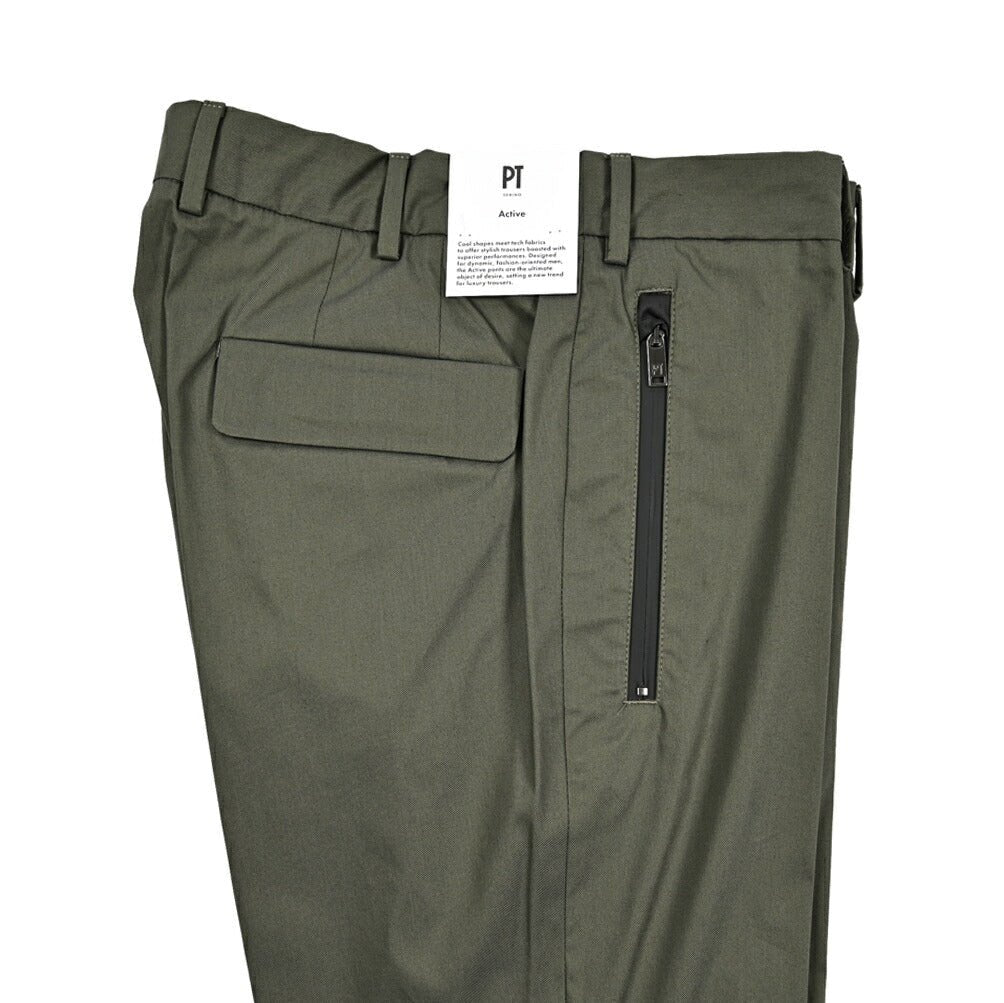 SALE|PT TORINO Active "LAMDA" ストレッチコットン ノータックパンツ|423608 - 48|GUARDAROBA MILANO OFFICIAL STORE