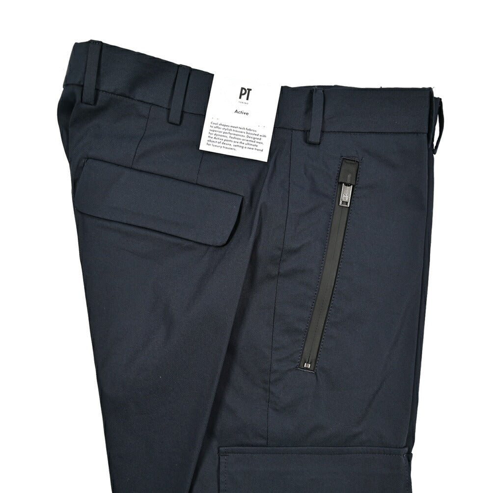 SALE|PT TORINO Active "LAMDA" ストレッチコットン ノータックカーゴパンツ|423628 - 46|GUARDAROBA MILANO OFFICIAL STORE