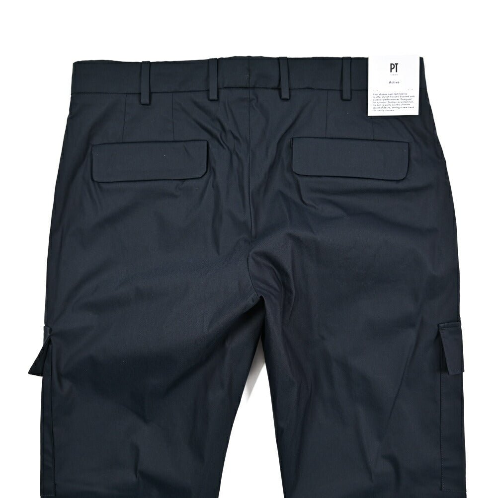 SALE|PT TORINO Active "LAMDA" ストレッチコットン ノータックカーゴパンツ|423628 - 46|GUARDAROBA MILANO OFFICIAL STORE