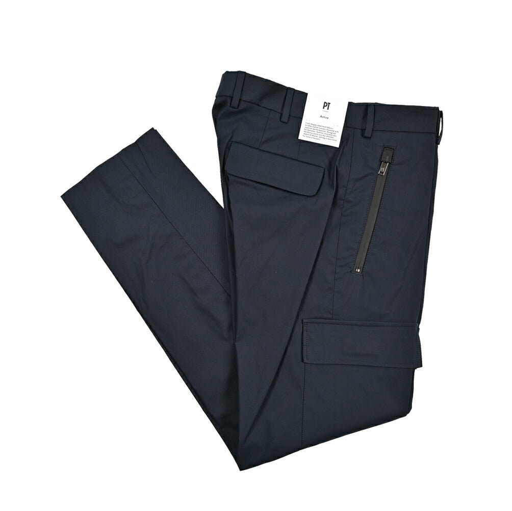 SALE|PT TORINO Active "LAMDA" ストレッチコットン ノータックカーゴパンツ|423628 - 46|GUARDAROBA MILANO OFFICIAL STORE