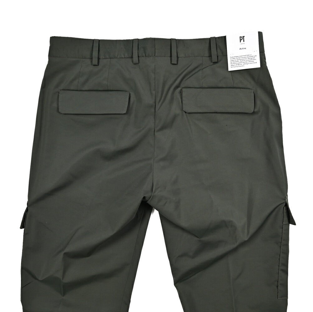 SALE|PT TORINO Active "LAMDA" ストレッチウール ノータックカーゴパンツ|423655 - 48|GUARDAROBA MILANO OFFICIAL STORE